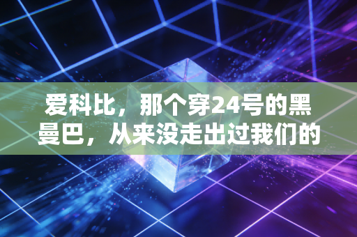 爱科比，那个穿24号的黑曼巴，从来没走出过我们的青春