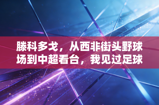 滕科多戈，从西非街头野球场到中超看台，我见过足球最滚烫的样子