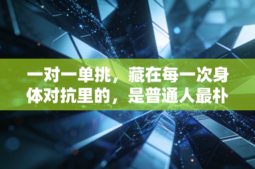 一对一单挑,藏在每一次身体对抗里的,是普通人最朴素的胜负欲 一对一单挑,藏在每一次身体对抗里的,是普通人最朴素的胜负欲