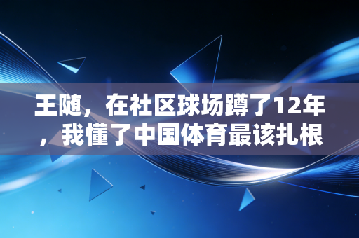 王随,在社区球场蹲了12年,我懂了中国体育最该扎根的地方是普通人的鞋柜 王随,在社区球场蹲了12年,我懂了中国体育最该扎根的地方是普通人的鞋柜