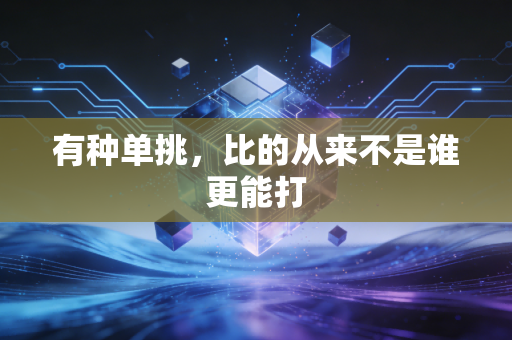 有种单挑,比的从来不是谁更能打 有种单挑,比的从来不是谁更能打