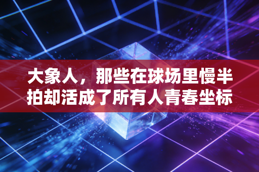 大象人,那些在球场里慢半拍却活成了所有人青春坐标的普通人 大象人,那些在球场里慢半拍却活成了所有人青春坐标的普通人