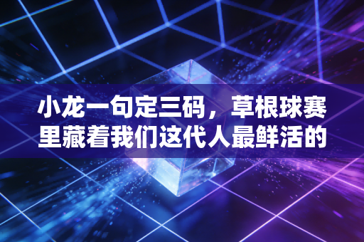 小龙一句定三码,草根球赛里藏着我们这代人最鲜活的体育青春 小龙一句定三码,草根球赛里藏着我们这代人最鲜活的体育青春