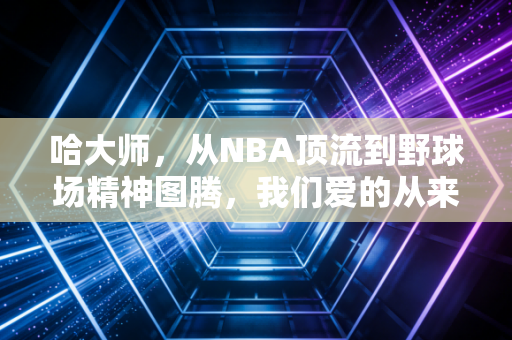 哈大师,从NBA顶流到野球场精神图腾,我们爱的从来不是完美的篮球 哈大师,从NBA顶流到野球场精神图腾,我们爱的从来不是完美的篮球