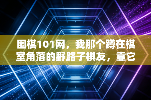 围棋101网，我那个蹲在棋室角落的野路子棋友，靠它打上了业余5段