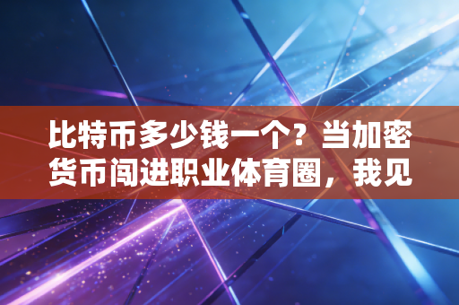 比特币多少钱一个?当加密货币闯进职业体育圈,我见过的那些一夜暴富和一无所有的故事 比特币多少钱一个?当加密货币闯进职业体育圈,我见过的那些一夜暴富和一无所有的故事