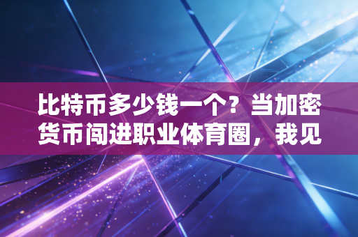 比特币多少钱一个?当加密货币闯进职业体育圈,我见过的那些一夜暴富和一无所有的故事 比特币多少钱一个?当加密货币闯进职业体育圈,我见过的那些一夜暴富和一无所有的故事