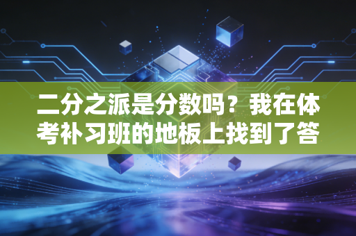 二分之派是分数吗？我在体考补习班的地板上找到了答案