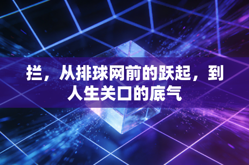 拦,从排球网前的跃起,到人生关口的底气 拦,从排球网前的跃起,到人生关口的底气