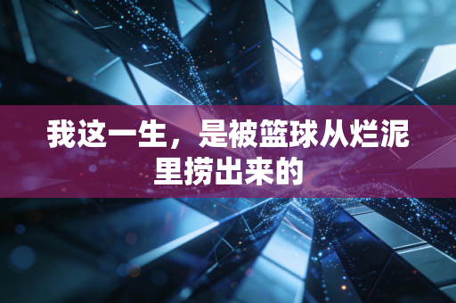 我这一生,是被篮球从烂泥里捞出来的 我这一生,是被篮球从烂泥里捞出来的