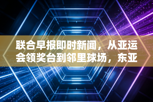 联合早报即时新闻，从亚运会领奖台到邻里球场，东亚体育正在撕掉精英专属标签