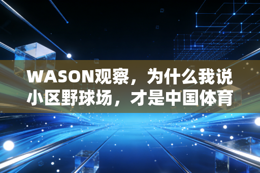 WASON观察,为什么我说小区野球场,才是中国体育最该被看见的底色 WASON观察,为什么我说小区野球场,才是中国体育最该被看见的底色