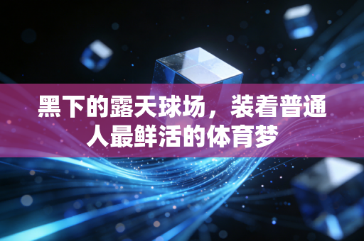 黑下的露天球场,装着普通人最鲜活的体育梦 黑下的露天球场,装着普通人最鲜活的体育梦