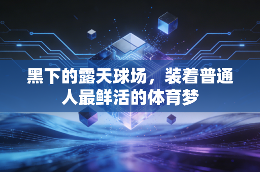 黑下的露天球场，装着普通人最鲜活的体育梦