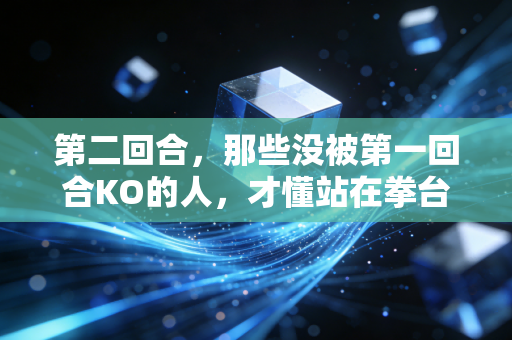 第二回合，那些没被第一回合KO的人，才懂站在拳台中央的意义