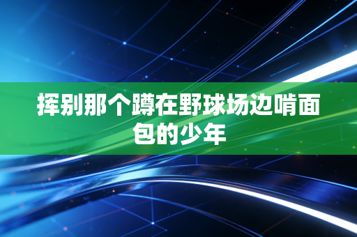 挥别那个蹲在野球场边啃面包的少年 挥别那个蹲在野球场边啃面包的少年