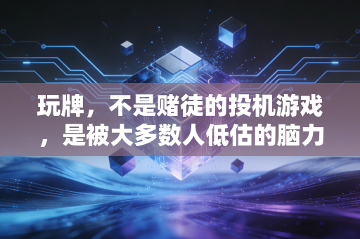 玩牌,不是赌徒的投机游戏,是被大多数人低估的脑力竞技 玩牌,不是赌徒的投机游戏,是被大多数人低估的脑力竞技