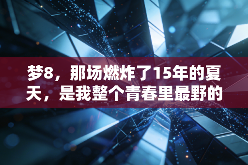 梦8，那场燃炸了15年的夏天，是我整个青春里最野的篮球信仰