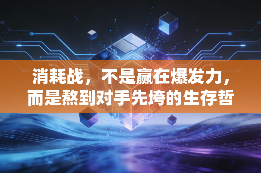 消耗战,不是赢在爆发力,而是熬到对手先垮的生存哲学 消耗战,不是赢在爆发力,而是熬到对手先垮的生存哲学