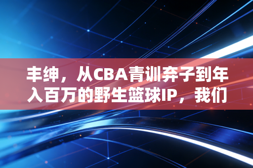 丰绅,从CBA青训弃子到年入百万的野生篮球IP,我们到底该怎么定义体育成功 丰绅,从CBA青训弃子到年入百万的野生篮球IP,我们到底该怎么定义体育成功