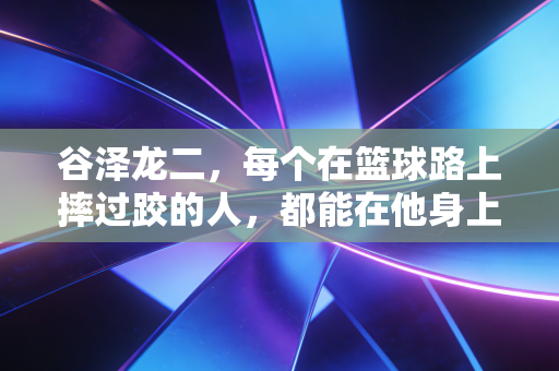 谷泽龙二,每个在篮球路上摔过跤的人,都能在他身上看见自己的影子 谷泽龙二,每个在篮球路上摔过跤的人,都能在他身上看见自己的影子