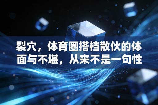 裂穴,体育圈搭档散伙的体面与不堪,从来不是一句性格不合能说清的 裂穴,体育圈搭档散伙的体面与不堪,从来不是一句性格不合能说清的
