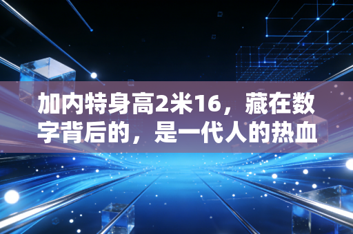 加内特身高2米16，藏在数字背后的，是一代人的热血青春和篮球信仰