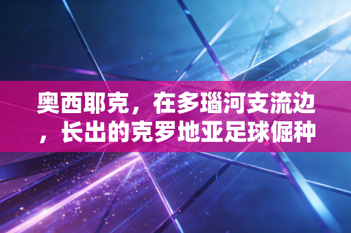 奥西耶克,在多瑙河支流边,长出的克罗地亚足球倔种 奥西耶克,在多瑙河支流边,长出的克罗地亚足球倔种