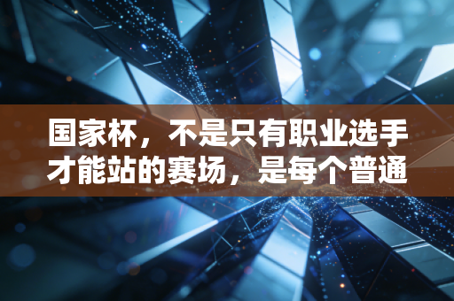 国家杯,不是只有职业选手才能站的赛场,是每个普通人的体育信仰注脚 国家杯,不是只有职业选手才能站的赛场,是每个普通人的体育信仰注脚