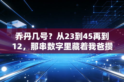 乔丹几号?从23到45再到12,那串数字里藏着我爸攒了30年的篮球青春 乔丹几号?从23到45再到12,那串数字里藏着我爸攒了30年的篮球青春