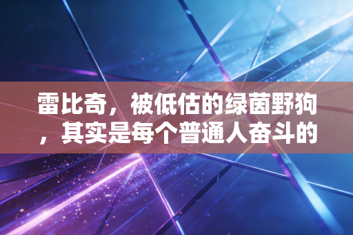 雷比奇,被低估的绿茵野狗,其实是每个普通人奋斗的镜像 雷比奇,被低估的绿茵野狗,其实是每个普通人奋斗的镜像