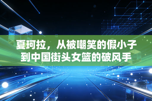 夏珂拉，从被嘲笑的假小子到中国街头女篮的破风手