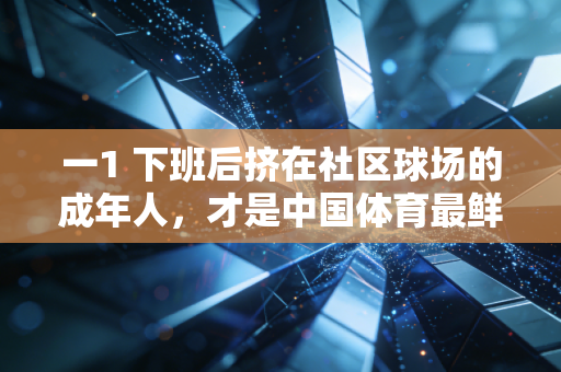 一1 下班后挤在社区球场的成年人，才是中国体育最鲜活的底色
