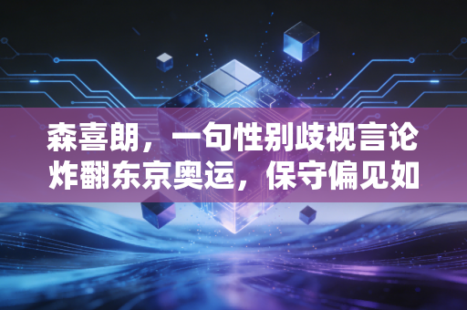 森喜朗，一句性别歧视言论炸翻东京奥运，保守偏见如何蛀空了日本体育的根基