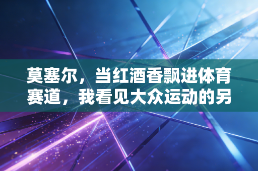 莫塞尔，当红酒香飘进体育赛道，我看见大众运动的另一种打开方式