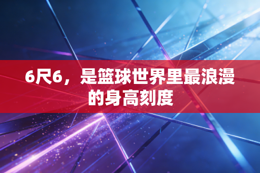 6尺6，是篮球世界里最浪漫的身高刻度