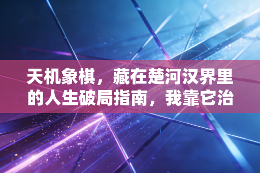 天机象棋，藏在楚河汉界里的人生破局指南，我靠它治好了30岁职场焦虑