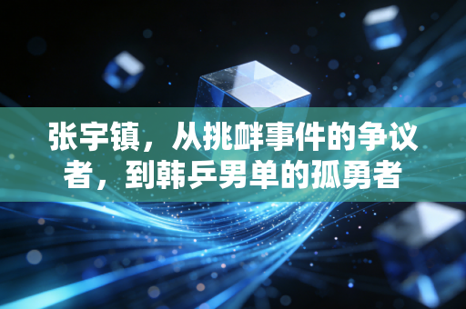 张宇镇，从挑衅事件的争议者，到韩乒男单的孤勇者