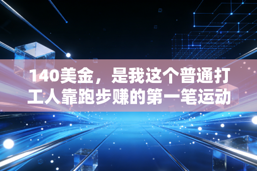 140美金，是我这个普通打工人靠跑步赚的第一笔运动横财