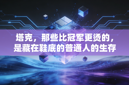 塔克,那些比冠军更烫的,是藏在鞋底的普通人的生存哲学 塔克,那些比冠军更烫的,是藏在鞋底的普通人的生存哲学