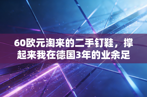 60欧元淘来的二手钉鞋,撑起来我在德国3年的业余足球底气 60欧元淘来的二手钉鞋,撑起来我在德国3年的业余足球底气