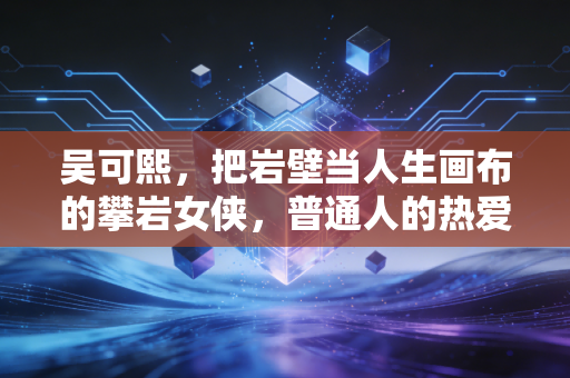 吴可熙，把岩壁当人生画布的攀岩女侠，普通人的热爱也能长出铠甲