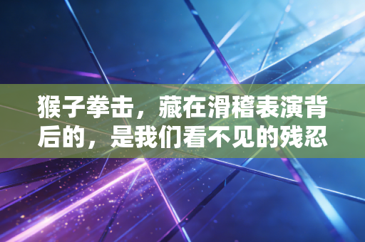 猴子拳击，藏在滑稽表演背后的，是我们看不见的残忍与偏见