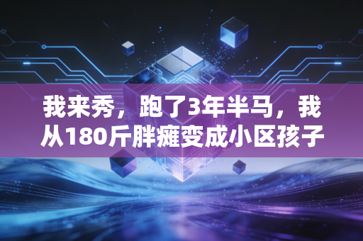 我来秀，跑了3年半马，我从180斤胖瘫变成小区孩子王的运动搭子