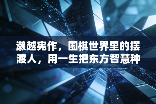 濑越宪作，围棋世界里的摆渡人，用一生把东方智慧种到全世界