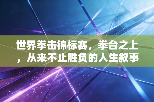 世界拳击锦标赛,拳台之上,从来不止胜负的人生叙事 世界拳击锦标赛,拳台之上,从来不止胜负的人生叙事