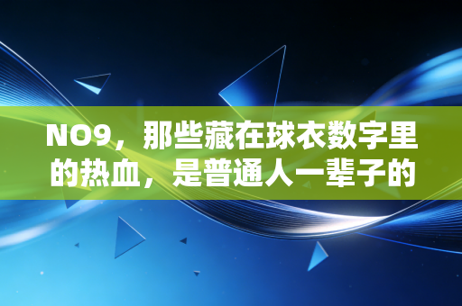 NO9,那些藏在球衣数字里的热血,是普通人一辈子的青春注脚 NO9,那些藏在球衣数字里的热血,是普通人一辈子的青春注脚