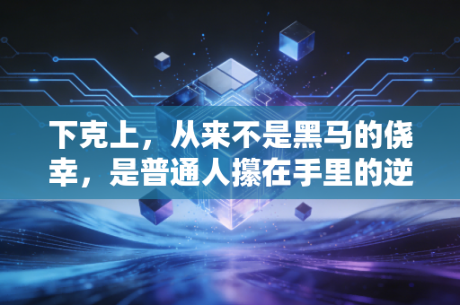 下克上，从来不是黑马的侥幸，是普通人攥在手里的逆袭门票