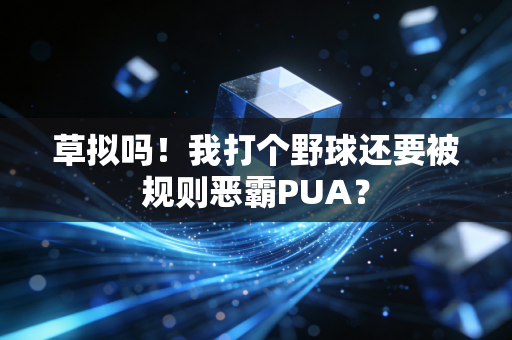 草拟吗！我打个野球还要被规则恶霸PUA？
