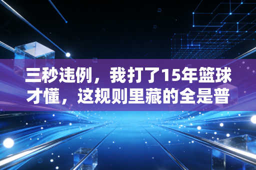 三秒违例，我打了15年篮球才懂，这规则里藏的全是普通人的生存逻辑